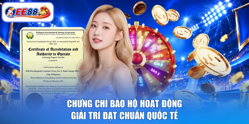 Chứng chỉ bảo hộ hoạt động giải trí đạt chuẩn quốc tế