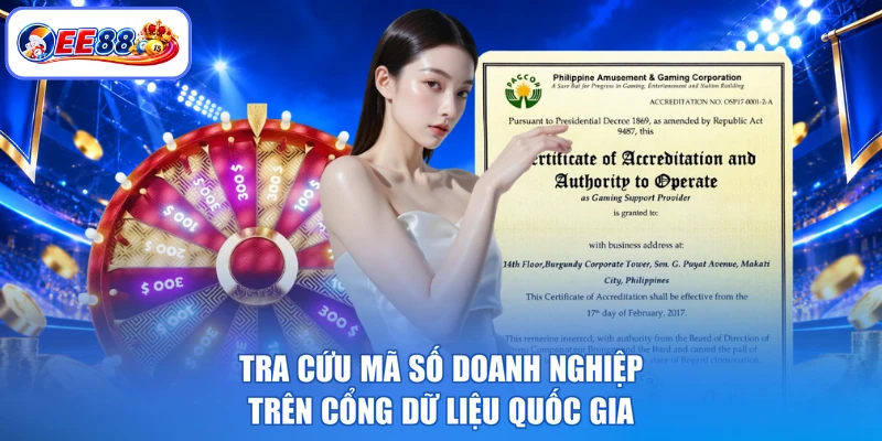 Tra cứu mã số doanh nghiệp trên cổng dữ liệu quốc gia